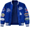 OVO X New Era X MLB Los Angeles Dodgers Blue Jacket