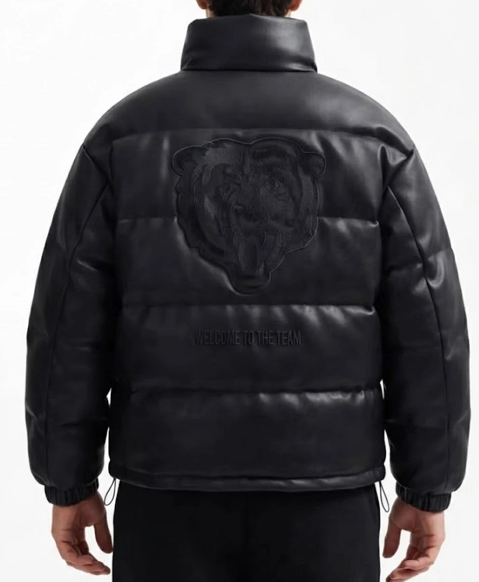 Off Season Chicago Bears Black Quilted Puffer Jacket