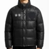 Off Season Chicago Bears Leather Quilted Puffer Jacket