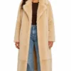 Olivia Attwood Mini TV Series The Price of Perfection Long Fur Coat
