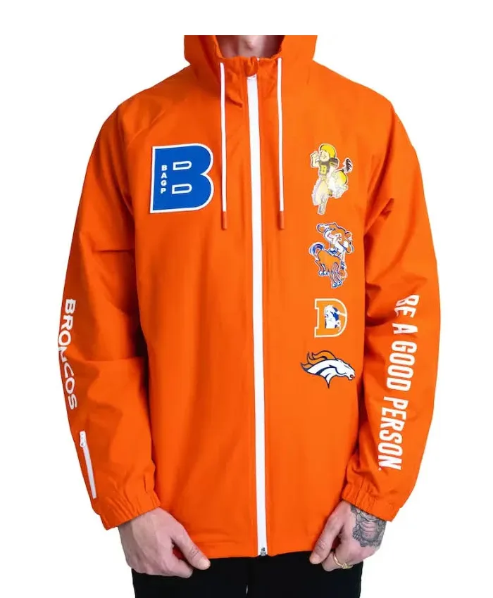 NFL Denver Broncos Orange Jacket - Image 5