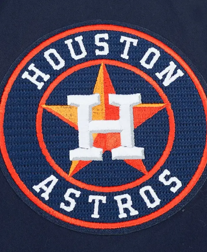 Order Houston Astros Living Large Navy Cotton Jacket