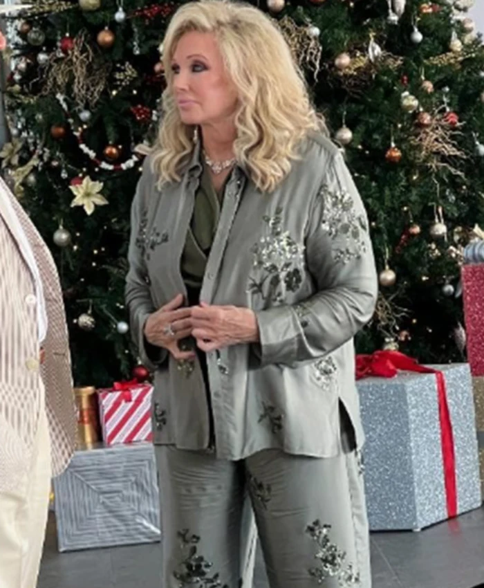 Order This A Divas Christmas Morgan Fairchild Green Suit