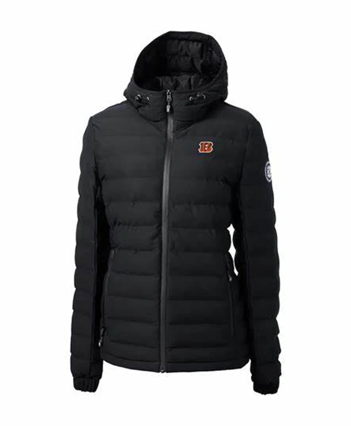 Orton Cincinnati Bengals Full-Zip Black Puffer Jacket