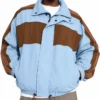 Oversized Blue Track Jacket