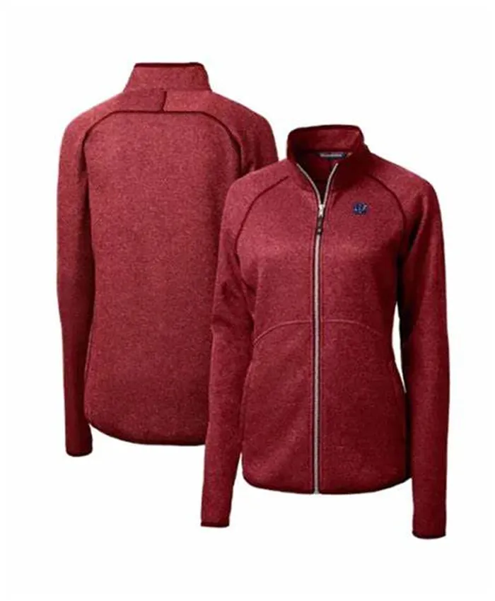 Ozzy NFL Cincinnati Bengals Red Full-Zip Jacket