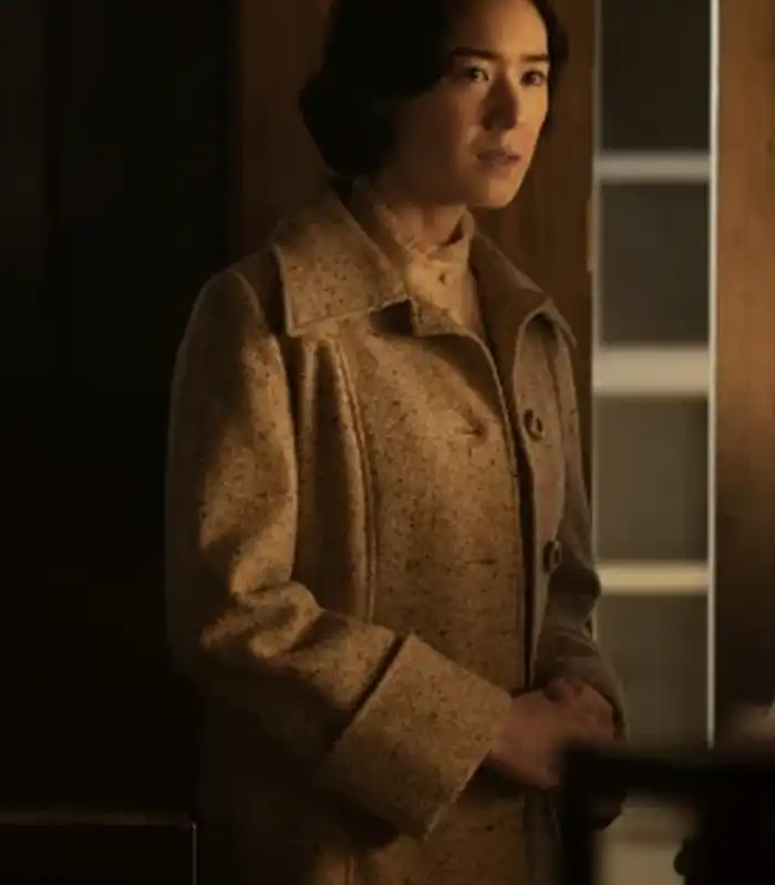 Pachinko Jung Eun Chae Grey Coat