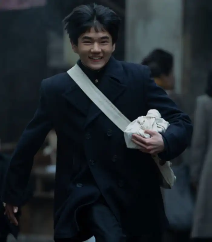 Pachinko Kim Kang Hoon Black Coat