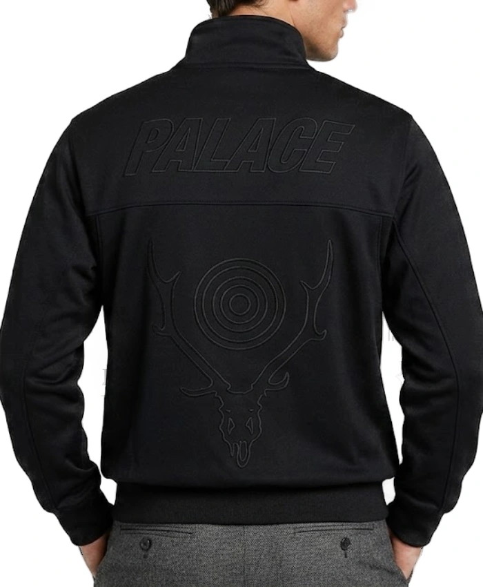 Palace x South2 West8 Zip-up Black Track Jacket for Unisex