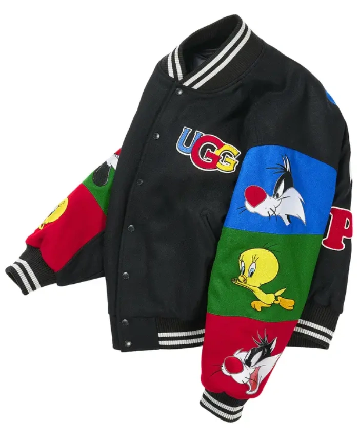 Palace x UGG Looney Tunes Full Snap Varsity Jacket
