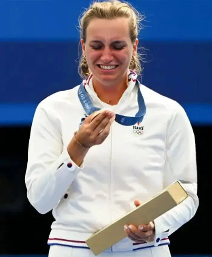 Paris Olympic 2024 Lisa Barbelin White Jacket