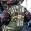 Pelle Pelle Fall 2026 True To Our Roots Green And Brown Bomber Leather Jacket