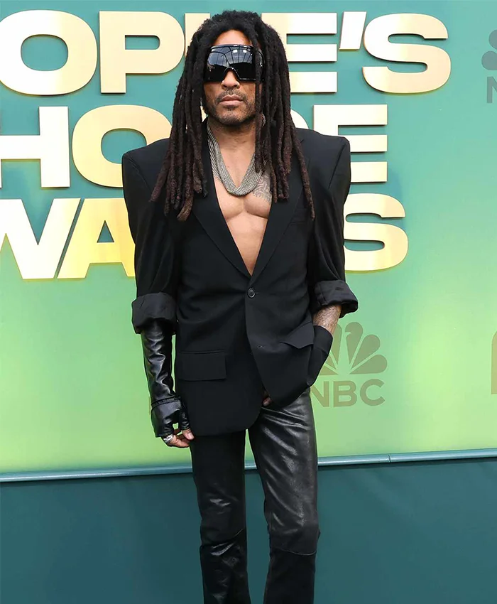Peoples Choice Awards 2024 Lenny Kravitz Black Blazer