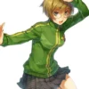 Persona 4 Golden Chie Satonaka Green Leather Track Jacket Sale