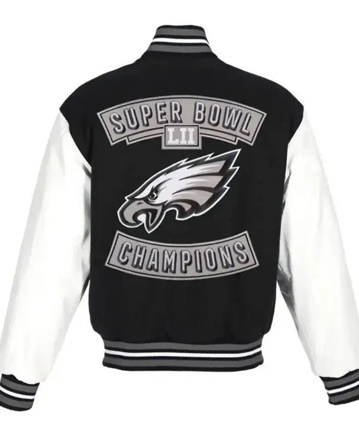 Philadelphia Eagles Super Bowl Jacket Back