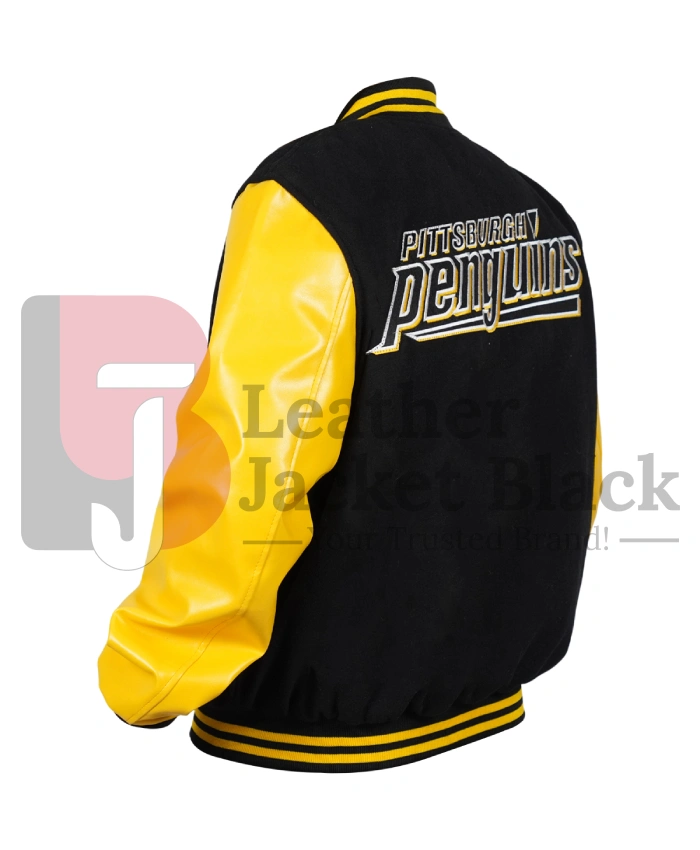 Pittsburgh Penguins Glam Varsity Jacket - Image 4