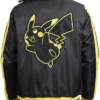 Pokemon Pikachu Black Varsity Bomber Jacket
