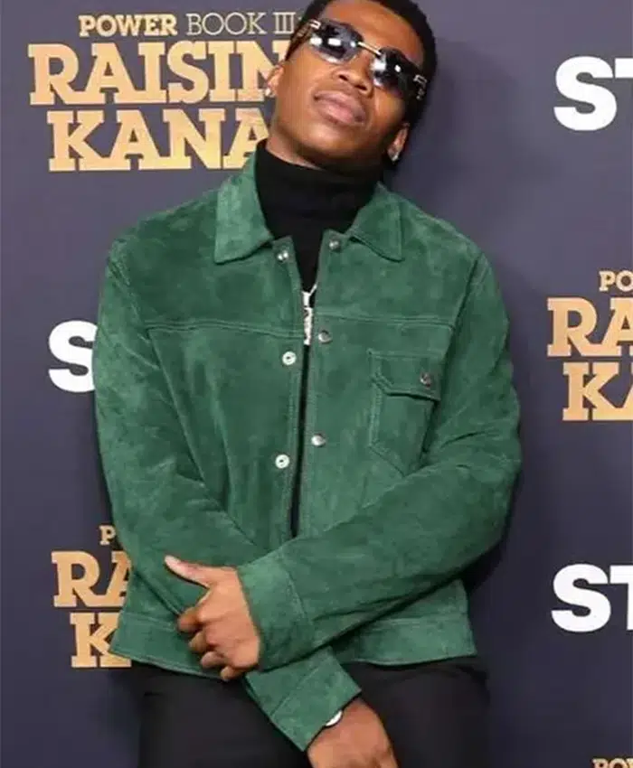 Power Book III Mekai Curtis Raising Kanan Green Jacket