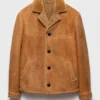 Prado Shearling Caban Jacket For Men and Women 