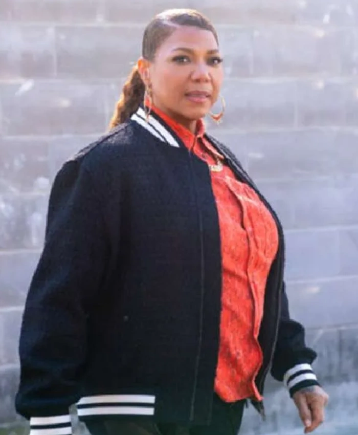 Queen Latifah TV Series The Equalizer S4 Robyn Textured Bomber Jacket