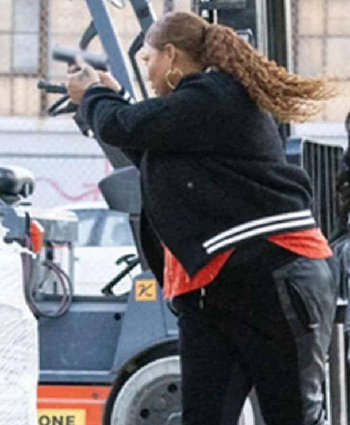 Queen Latifah TV Series The Equalizer Season 04 Episode 05 Textured Bomber Jacke