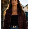 Minka Kelly TV-Series Ransom Canyon S2 Quinn O'Grady Wool Plaid Jacket