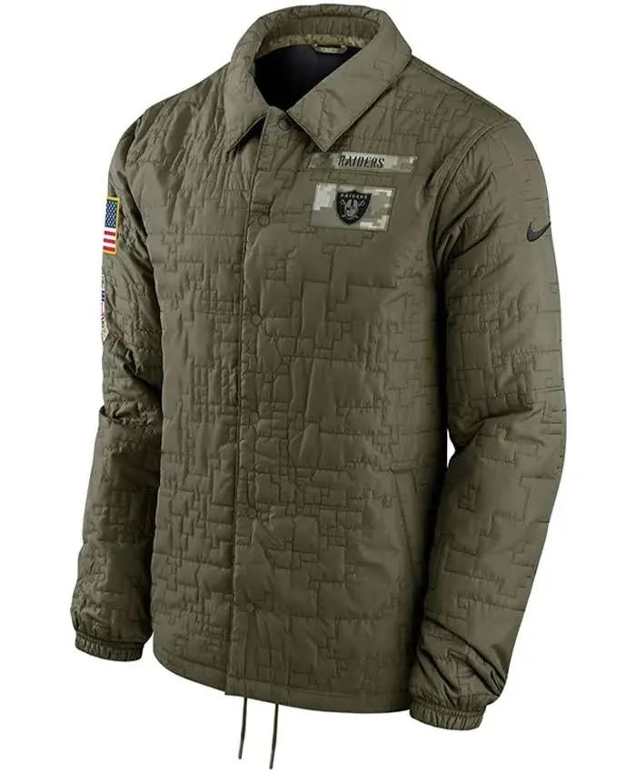 Raiders Salute to Service Green Jacket