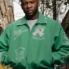 Rapman Supacell Green Bomber Jacket 1