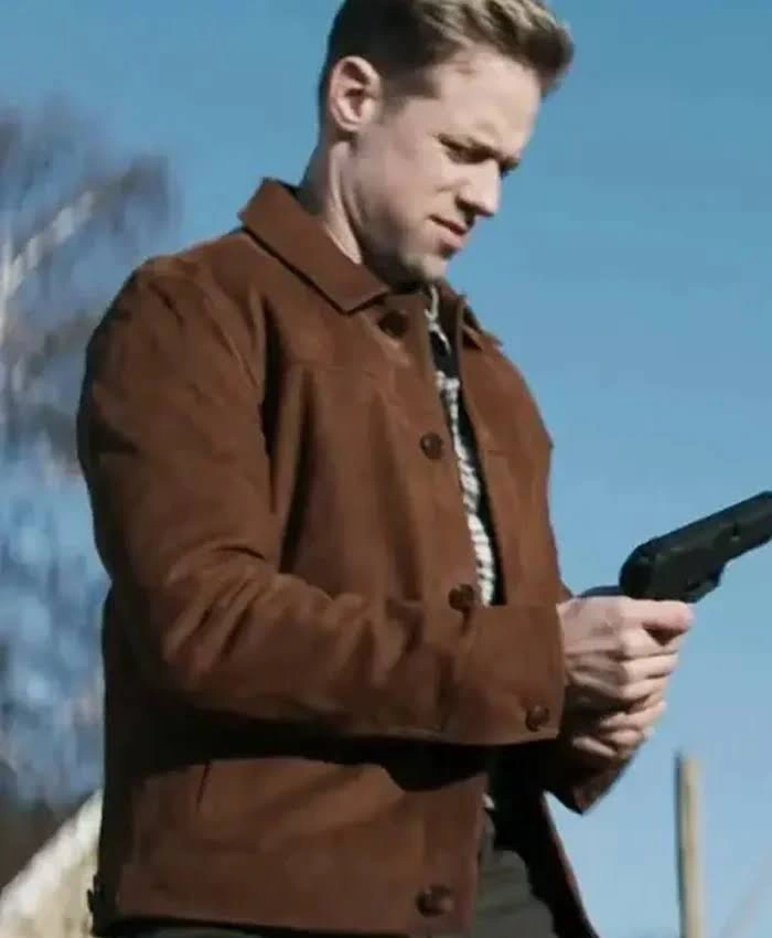 Reacher S02 Shaun Sipos Brown Jacket