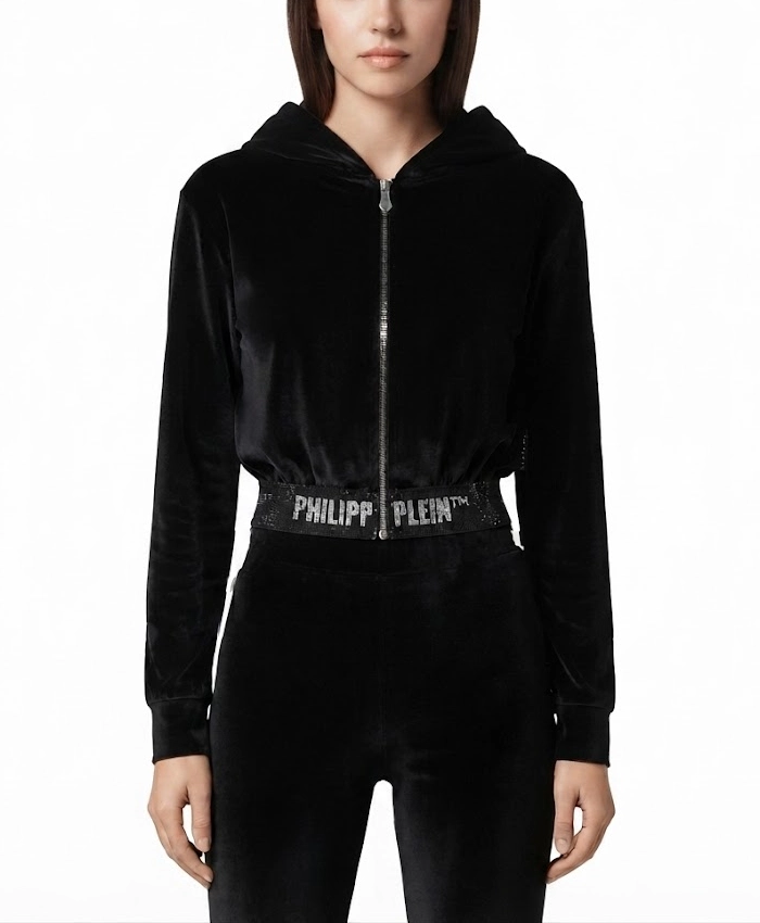 Real Housewives Ultimate Girls Trip S05 Teresa Giudice Black Philipp Plein Jacket
