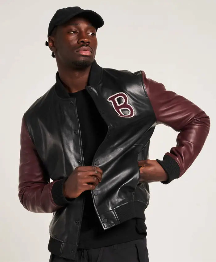 Real Leather Varsity Jacket