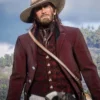 Red Dead Redemption 2 Coat In Maroon