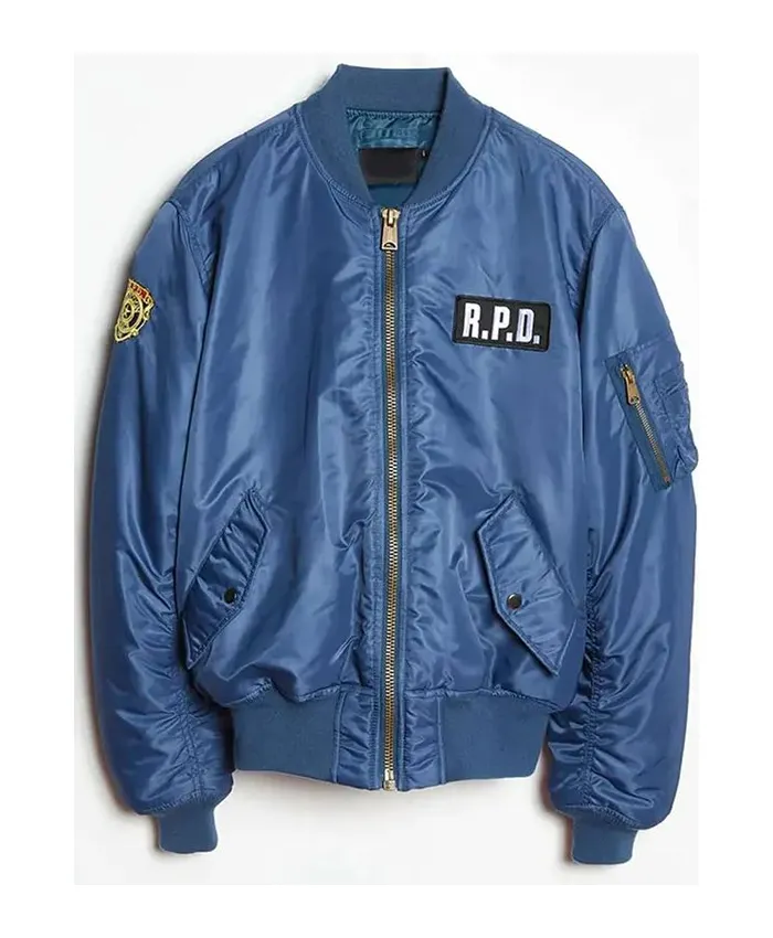 Resident Evil 2 RPD Bomber Blue Jacket