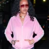 Rihanna NYC 2026 Pink Fleece Zip Up Jacket On Sale