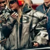 Rihanna Racing F1 Grand Prix of Las Vegas Black Racing Leather Jacket