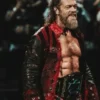 Royal Rumble Adam Joseph Edge Black Leather Ring Coat