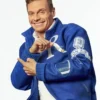 Ryan Seacrest American Idol On Air Branding Blue Varsity Jacket