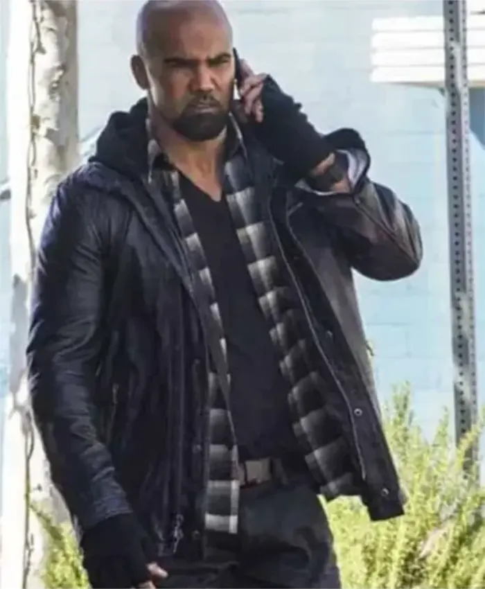 S.W.A.T. Raff Anoushian Leather Black Jacket