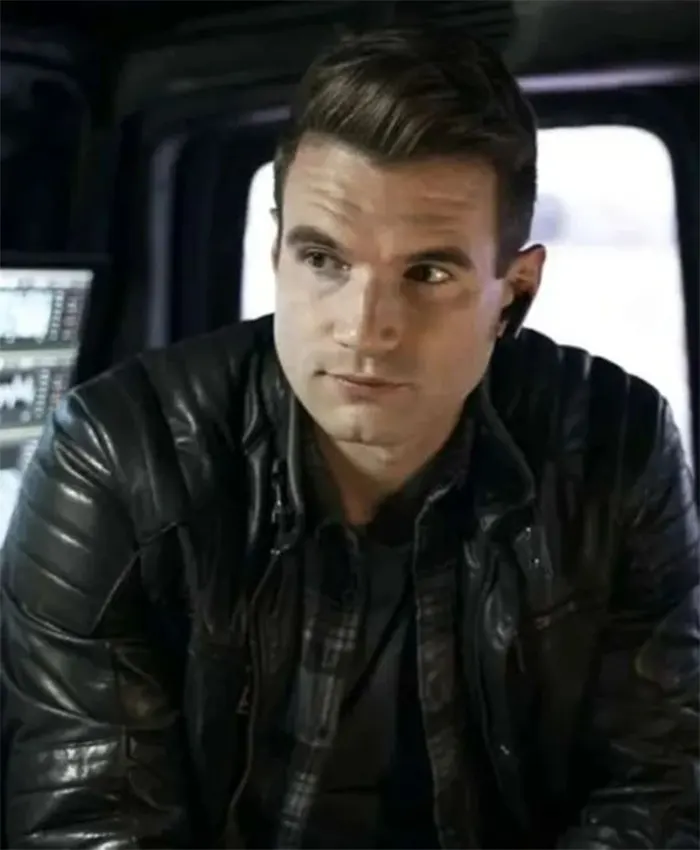 S.W.A.T. S03 Alex Russell Leather Black Jacket