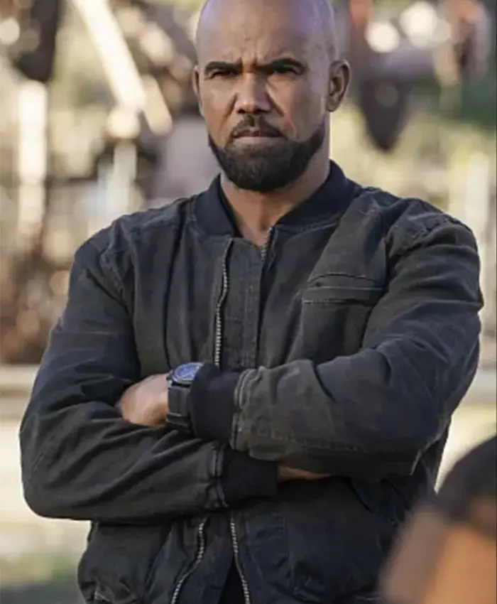 S.W.A.T. S05 Shemar Moore Black Bomber Jacket