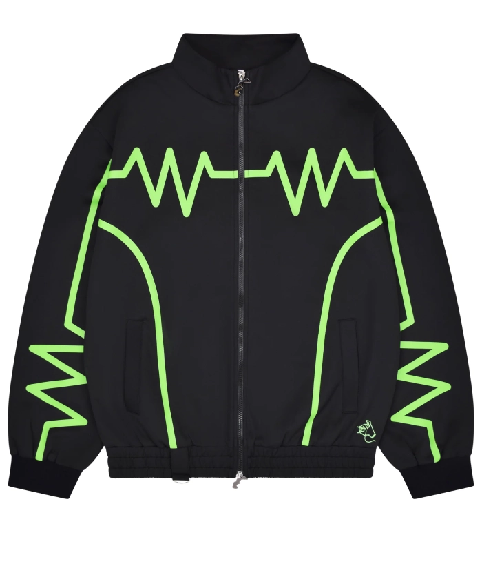 SEGA 2000 Video Game Jet Set Radio Black Track Jacket