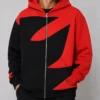 SEGA Universe Character Sonic Shadow the Hedgehog Red and Black Hooded Jacket