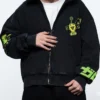 SEGA Video Game Jet Set Radio Lime Green Patch Black Jacket
