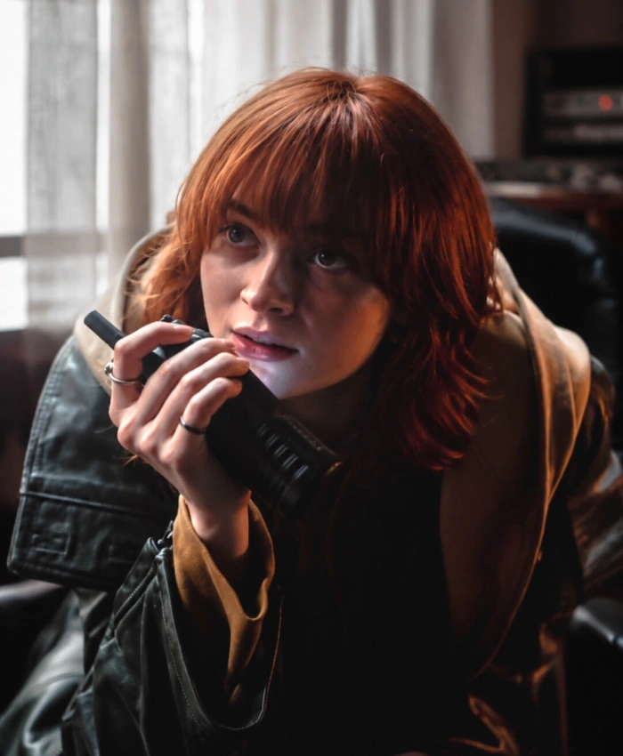 Sadie Sink Spider man Brand New Day Coat
