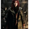 Sadie Sink Spider man Brand New Day Leather Coat