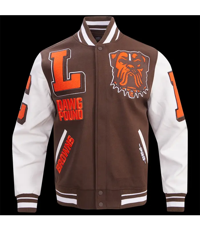 Sam Cleveland Browns Varsity Jacket