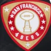 San Francisco 49ers Black Letterman Full Snap Jacket