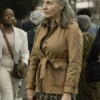 Saskia Reeves TV Series Slow Horses Season 03 Catherine Standish Brown Cotton Jacket