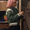 Scarlett Rayner TV Series Trying 2026 Green Wool Track Jacket Sale