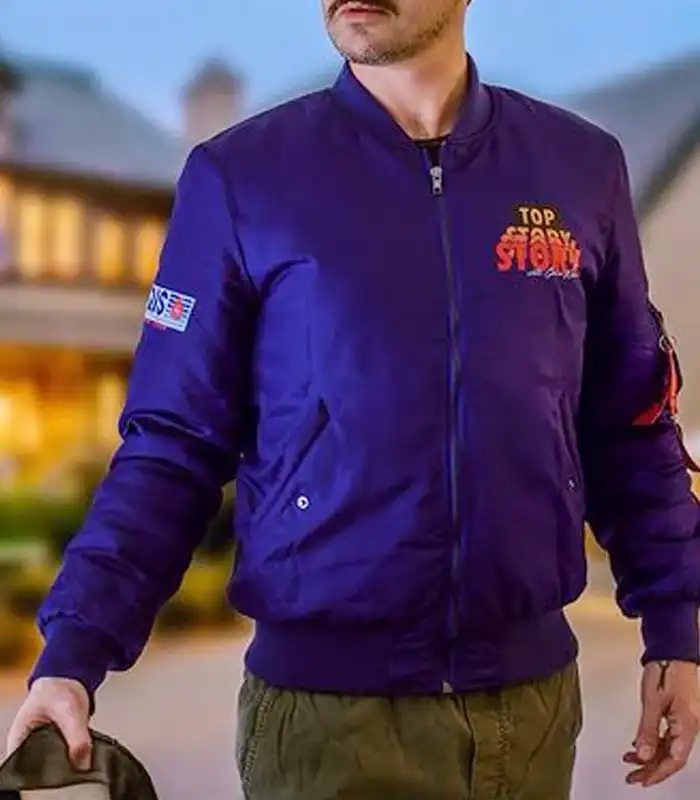 Scream Kenny Top Story Crew Blue Bomber Jacket